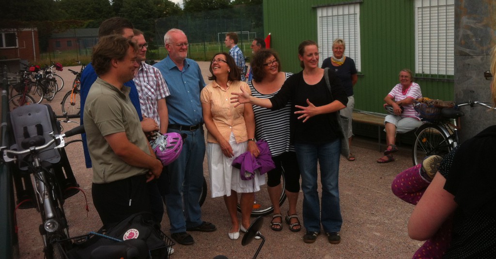 Besichtigung der BMX Bahn in Farmsen